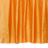 Saffron Orange Art Silk Curtain Panels