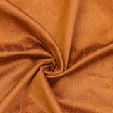 Dark Rust Art Silk Curtain Panels