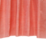Coral Orange Art Silk Curtain Panels
