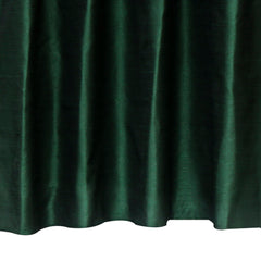 Bottle Green Art Silk Curtain Panels