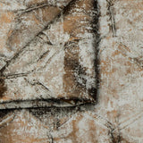 Antique Hexagons Foil Jacquard Fabric By The Metre