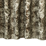 Antique Hexagons Foil Print Jacquard Textured Curtain Panels