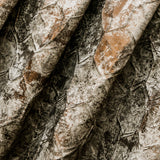 Antique Hexagons Foil Jacquard Fabric By The Metre