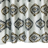 Gold And Grey Jacquard Fabric By The Metre