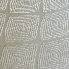Textured Diamonds Jacquard Fabric By The Metre
