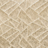 Beige Mosaics Foil Jacquard Fabric By The Metre