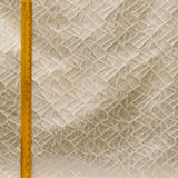 Beige Mosaics Foil Jacquard Fabric By The Metre