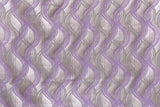 Purple Jacquard Fabric By The Metre