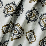 Gold And Grey Jacquard Fabric By The Metre