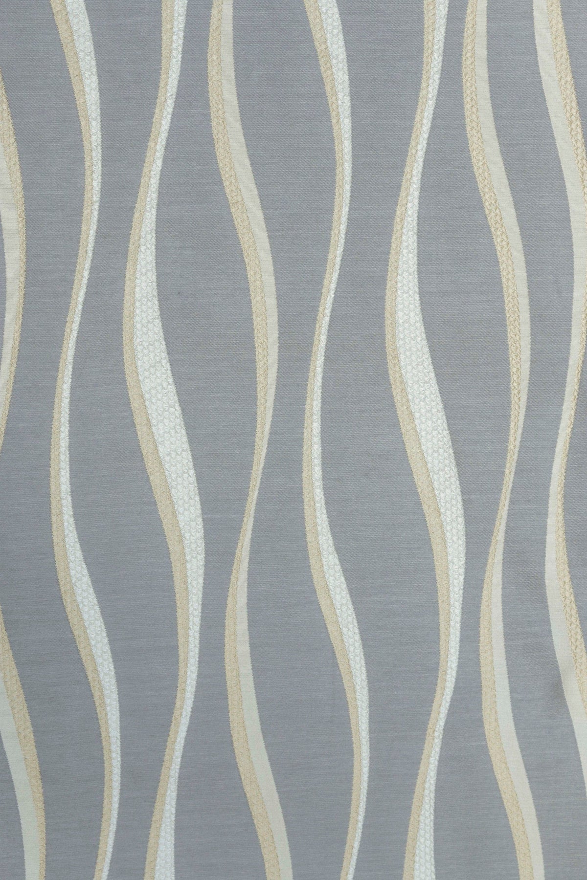 Ivory And Gold Jacquard Fabric By The Metre