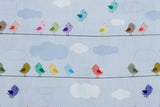 Cute Birds Kids Cotton Fabric By The Metre