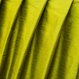 Chartreuse Pure Silk Dupioni Curtain Panels