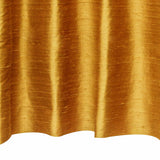 Golden Yellow Pure Silk Dupioni Curtain Panels