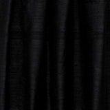 Black Pure Silk Dupioni Curtain Panels