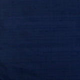Navy Blue Pure Silk Dupioni Curtain Panels