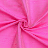 Bubblegum Pink Pure Silk Dupioni Curtain Panels