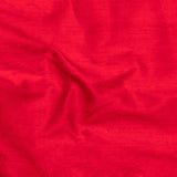Blood Red Pure Silk Dupioni Curtain Panels