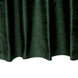Bottle Green Pure Silk Dupioni Curtain Panels