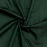 Bottle Green Pure Silk Dupioni Curtain Panels