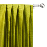 Chartreuse Pure Silk Dupioni Curtain Panels