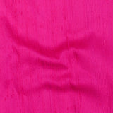 Fuchsia Pink Pure Silk Dupioni Curtain Panels
