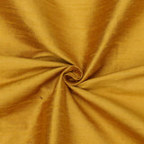 Golden Yellow Pure Silk Dupioni Curtain Panels