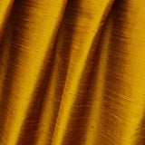 Golden Yellow Pure Silk Dupioni Curtain Panels