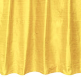 Bright Yellow Pure Silk Dupioni Curtain Panels