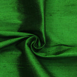 Emerald Green Pure Silk Dupioni Curtain Panels