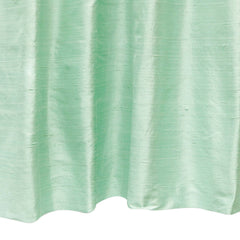 Mint Green Pure Silk Dupioni Curtain Panels