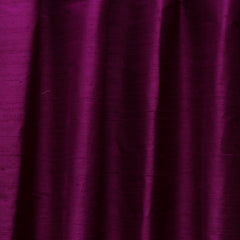 Burgundy Pure Silk Dupioni Curtain Panels