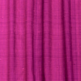 Dark Fuchsia Pink Pure Silk Dupioni Curtain Panels
