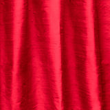 Blood Red Pure Silk Dupioni Curtain Panels