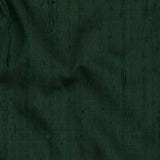 Bottle Green Pure Silk Dupioni Curtain Panels