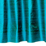 Turquoise Green Pure Silk Dupioni Curtain Panels