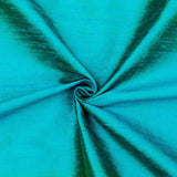 Turquoise Green Pure Silk Dupioni Curtain Panels