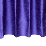 Purple Pure Silk Dupioni Curtain Panels