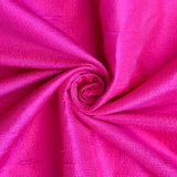 Fuchsia Pink Silk Dupioni Curtain Panels