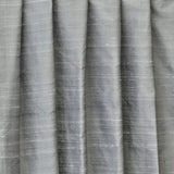 Grey Silk Dupioni Curtain Panels