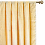 Light Gold Silk Dupioni Curtain Panels