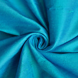 Ocean Blue Silk Dupioni Curtain Panels