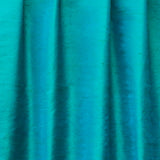 Peacock Green Blue Silk Dupioni Fabric By The Metre