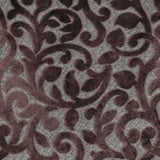 Brown Jacquard Velvet Flower Jacquard Velvet Fabric By The Metre
