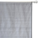 Grey Silk Dupioni Curtain Panels