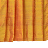 Saffron Orange Silk Dupioni Curtain Panels