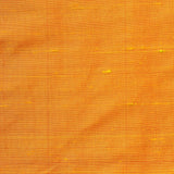 Saffron Orange Silk Dupioni Curtain Panels
