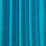 Ocean Blue Silk Dupioni Curtain Panels
