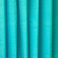 Sea Green Silk Dupioni Curtain Panels