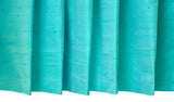Sea Green Silk Dupioni Curtain Panels