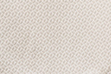 Cream Hexagon Jacquard Fabric By The Metre